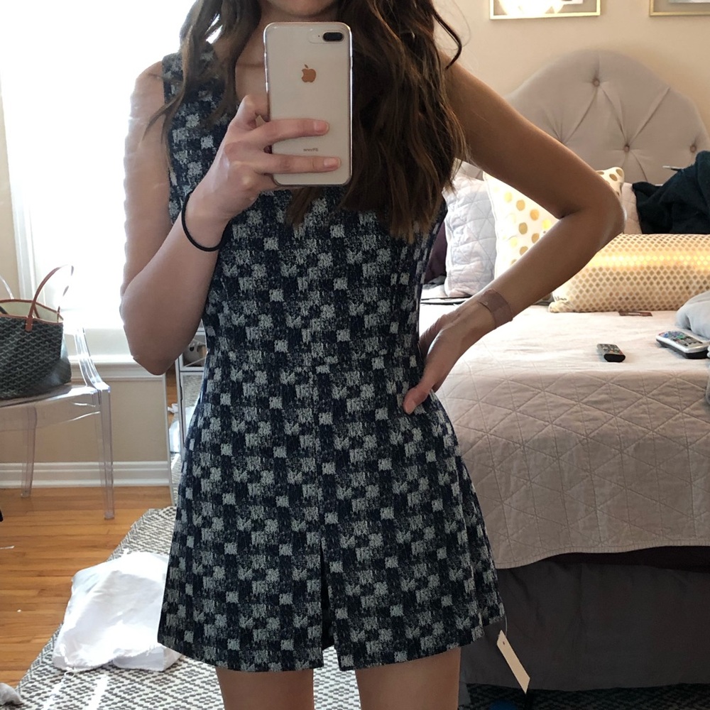 BCBG Navy Romper